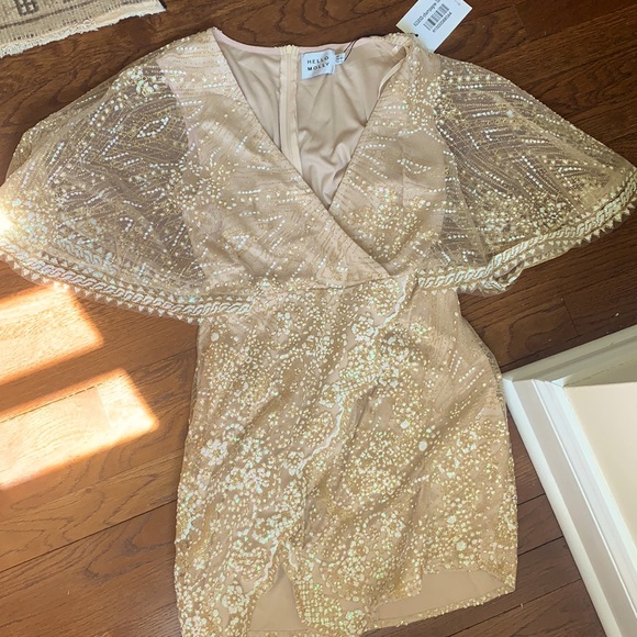Hello Molly Dresses & Skirts - Gold sparkle dress